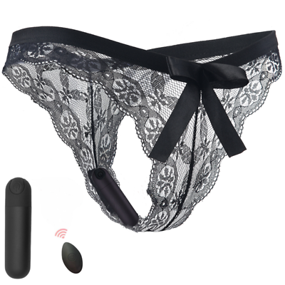 Vibrating Panties Strap 10 Function Wireless Remote Control Rechargeable  Women
