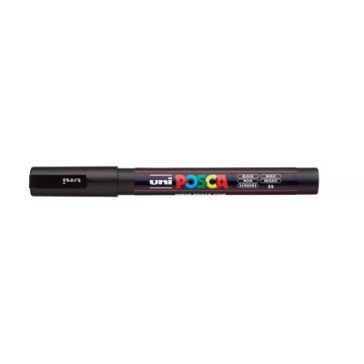 PC-3M Fine Bullet Paint Marker, Black