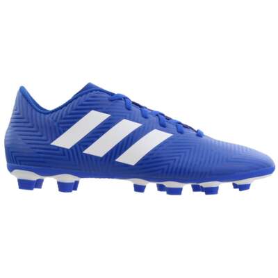 

Мужские футбольные бутсы Adidas Nemeziz 18.4 с твердым покрытием, размер 12 D, кроссовки Athletic S, Синий, adidas Nemeziz 18.4 Firm Ground Soccer Cleats