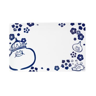 DQ Dragon Quest Smile Slime Japanese Series Long plate Blue 20cm×12cm×3cm