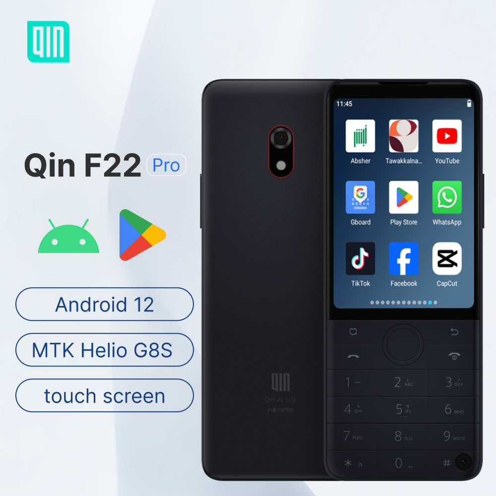 Купить Смарт-кнопочный телефон Xiaomi QIN F22 pro, Bluetooth, Wi-Fi,  сенсорный экран, 4G, точка доступа, цена 36 490 руб — (364517317052), США