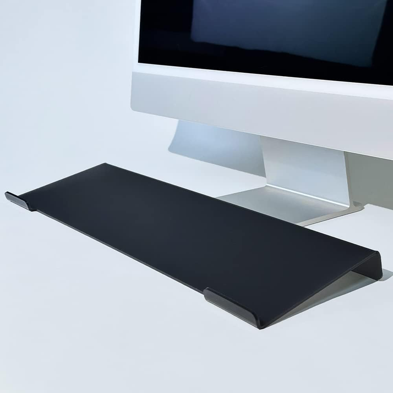 Computer Tilted Keyboard Holder, Clear Acrylic Keyboard Tilt Stand, Universal El