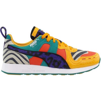 

Кроссовки Puma Rs100 Animal Youth Boys Size 4 M Повседневная обувь 370804-01, Off white;yellow, Puma Rs100 Animal Youth