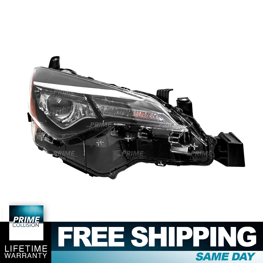 TYC Headlight Assembly Right Passengerfor 17 18 19 Toyota Corolla L/LE/LE ECO