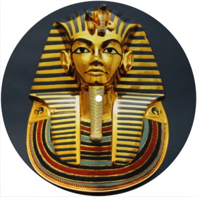 Slipmat Scratch Pad Felt for 7'' Turntable 45 DJ Record Player TUT 1 Tutankhamen