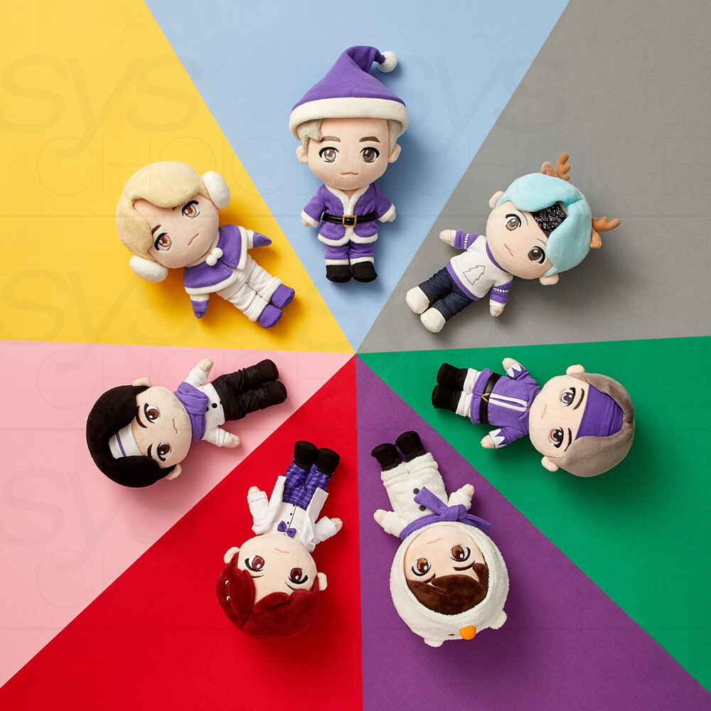 BTS POP-UP : SPACE OF BTS TinyTAN Plush Winter Toy +