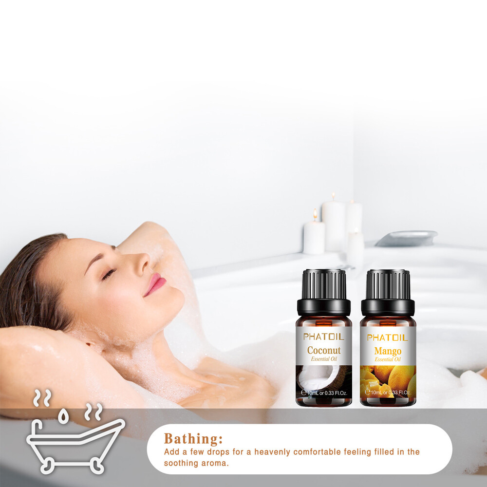 PHATOIL  FRAGRANCE OILS ESSENTIAL OILS 10ML for Candles, Diffusers, Oil Burners