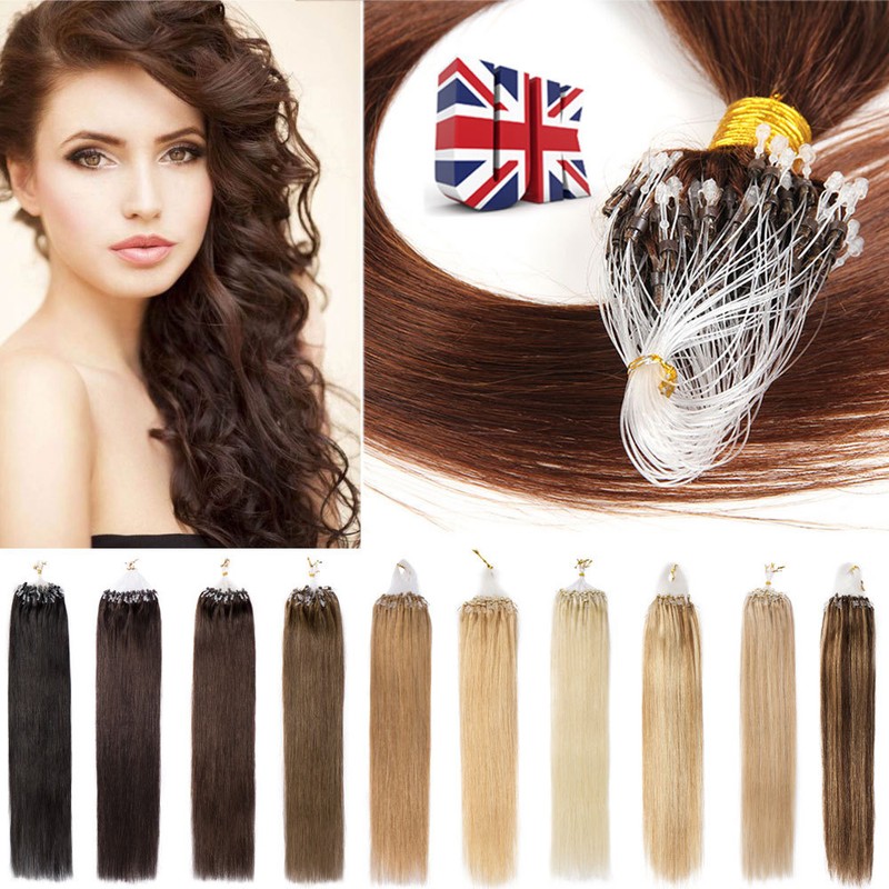200s Easy Loop Micro Ring Beads Tip Remy Real Human Hair