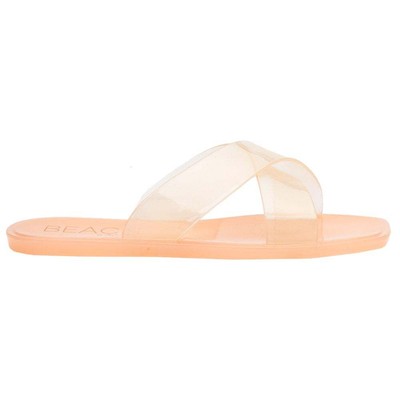 

Женские прозрачные розовые повседневные сандалии BEACH by Matisse Villa Jelly Slide VILLA-834, Clear;pink, BEACH by Matisse Villa Jelly Slide