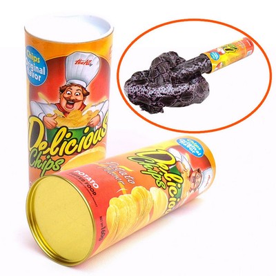 Funny Tricky Toy Skillful Trick Potato Chip Can Novelty Joke Prank Jump Snake Funny Tricky Toy Skillful Trick Potato Chip Can Novelty Joke Prank Jump Snake