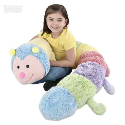 Adventure Planet Plush - JUMBO CATERPILLAR (80 inches long) - New Stuffed Animal