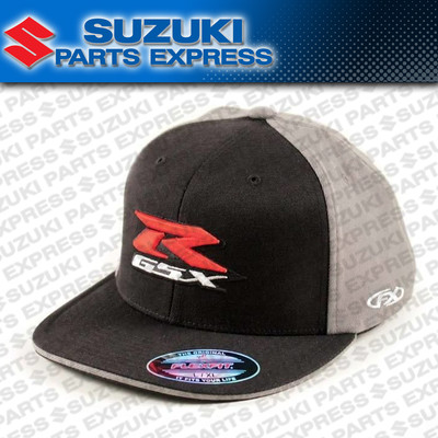 NEW SUZUKI BLACK GSX-R FLEX STYLE HAT GSXR 600 750 1000 L/XL 990A0-17152-LXL