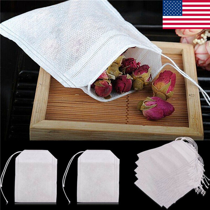 Bags Muslin Drawstring Making Spice Bath Herbs Pouch Filter 