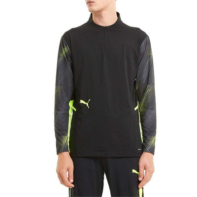 

Пуловер Puma Individualcup Training Moc Neck с длинным рукавом и молнией на четверть, мужской размер, Черный, Puma Individualcup Training Moc Neck Long Sleeve Quarter Zip Pull