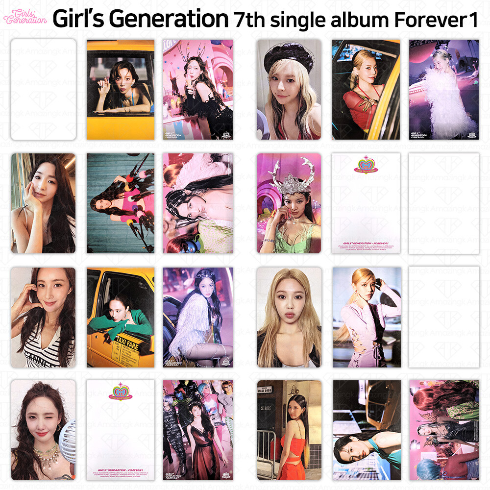 少女時代　forever  1 トレカ7枚セット SNSD Girl's Generation 7th Single Album Forever1 Photocard