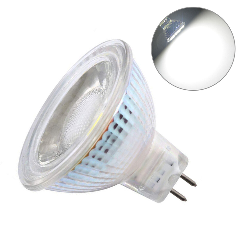 2-10PACK MR16 LED Spotlight Light Bulbs 50 Watt Equivalent 5W Full Glass Cover