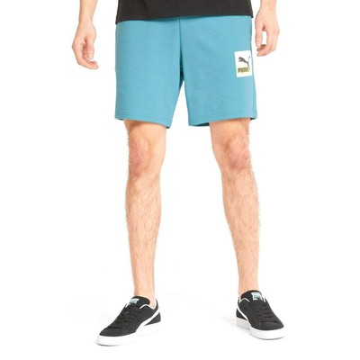 

Puma Brand Love 8-дюймовые шорты на шнуровке мужские синие повседневные 53365661, Синий, Puma Brand Love 8 Inch Drawstring Shorts