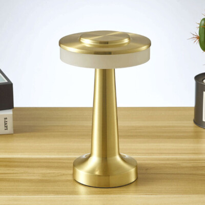LED Touch Desk Table Lamp Cordless USB Rechargeable Portable Dimmable Light US