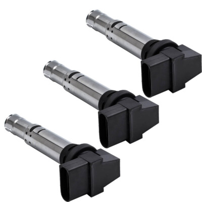 3x Zündspule for VW Polo 6R 9N Seat Ibiza Skoda Fabia Roomster 1.2L 3-Zylinder