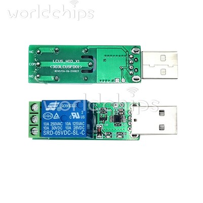 HID Drive free USB/Micro USB 1/2/4CH 5V Relay Module 10A 250V AC / 10A 30V DC US