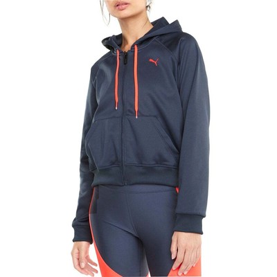 

Puma Pwr Fleece Full Zip Jacket Женская синяя повседневная спортивная верхняя одежда 521031-66, Синий, Puma Pwr Fleece Full Zip Jacket