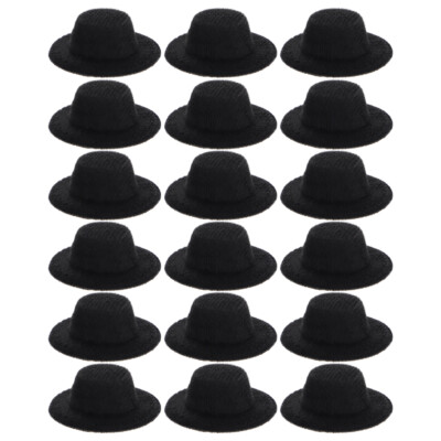  20 Pcs Small Doll Hats for Crafts Mini Formal Has Costume Miss