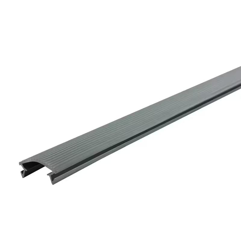 M D Vinyl Threshold Insert Door Bottom Seal Replacement Weatherstrip 72 in Gray