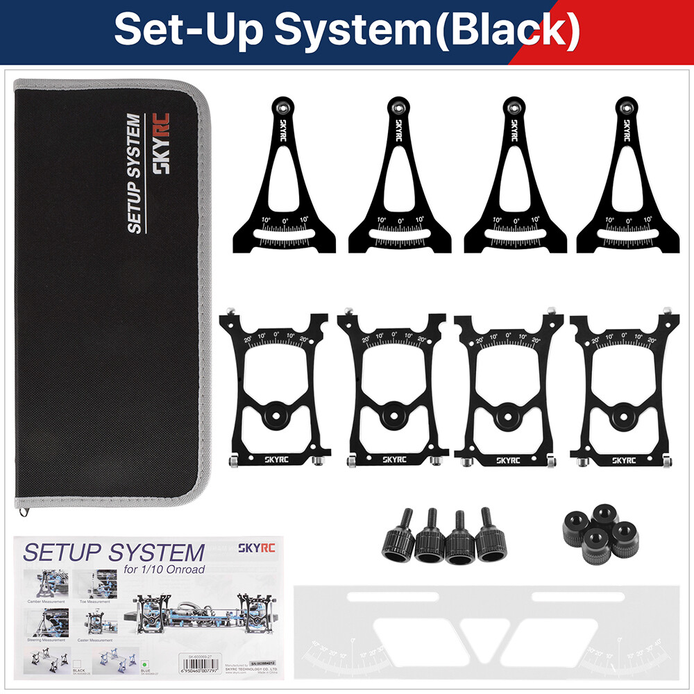 SkyRC Camber Gauge SK-600069 Set-Up System Caster Toe for RC 1/10 Touring Car