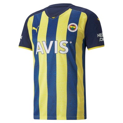 

Puma Fsk Away VNeck Short Sleeve Replica Mens Yellow Джерси 767002-01, Желтый, Puma Fsk Away VNeck Short Sleeve Replica Jersey