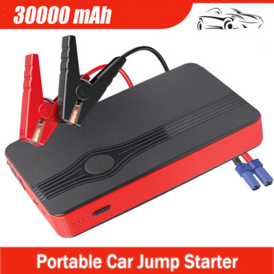 Portable 30000mAh Car Jump Starter Booster Jumper Box Power Bank Battery Charger