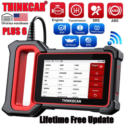 THINKSCAN PLUS S6 OBD2 Scanner Car ABS SRS BMS Check EPB SAS TPMS Oil Reset Tool