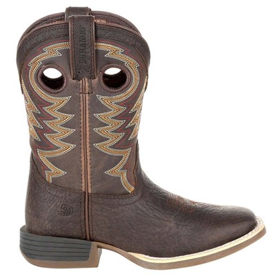 

Durango Lil Rebel Pro Cowboy Square Toe Коричневые повседневные ботинки для мальчиков и девочек DBT021, Коричневый, Durango Lil' Rebel Pro Cowboy Square Toe Toddler