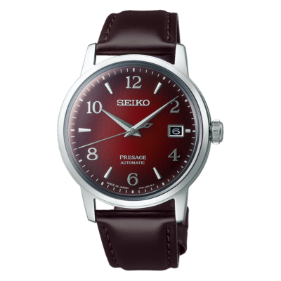 seiko presage red 12
