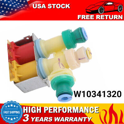 For Whirlpool Replaces WPW10341320 W10341320 AP6019939 Water Inlet Valve New