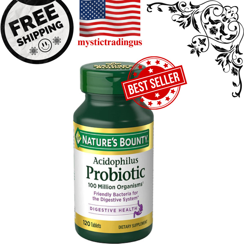 120 Tabl Probiotics 100 Million CFU Potency for Healthy Digestive