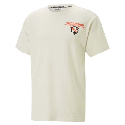 

Puma Childhood Dreams Футболка с круглым вырезом и короткими рукавами Мужские белые повседневные топы 5368, Белый, Puma Childhood Dreams Crew Neck Short Sleeve T-Shirt