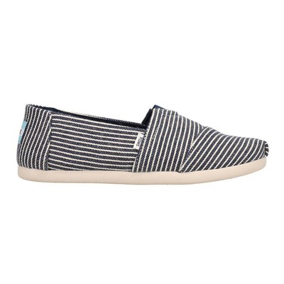 Мужские синие повседневные туфли без шнуровки TOMS Alpargata 10018733T