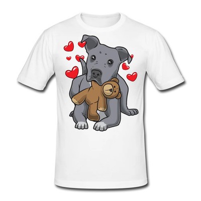 American Staffordshire Terrier Hund Witziges Herren T-Shirt | Unisex Lustiges Ge