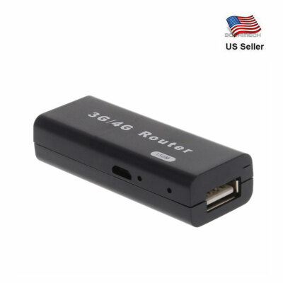 Mini Portable 3G/4G WiFi 802.11b/g/n 150Mbps RJ45 USB Wireless Router 