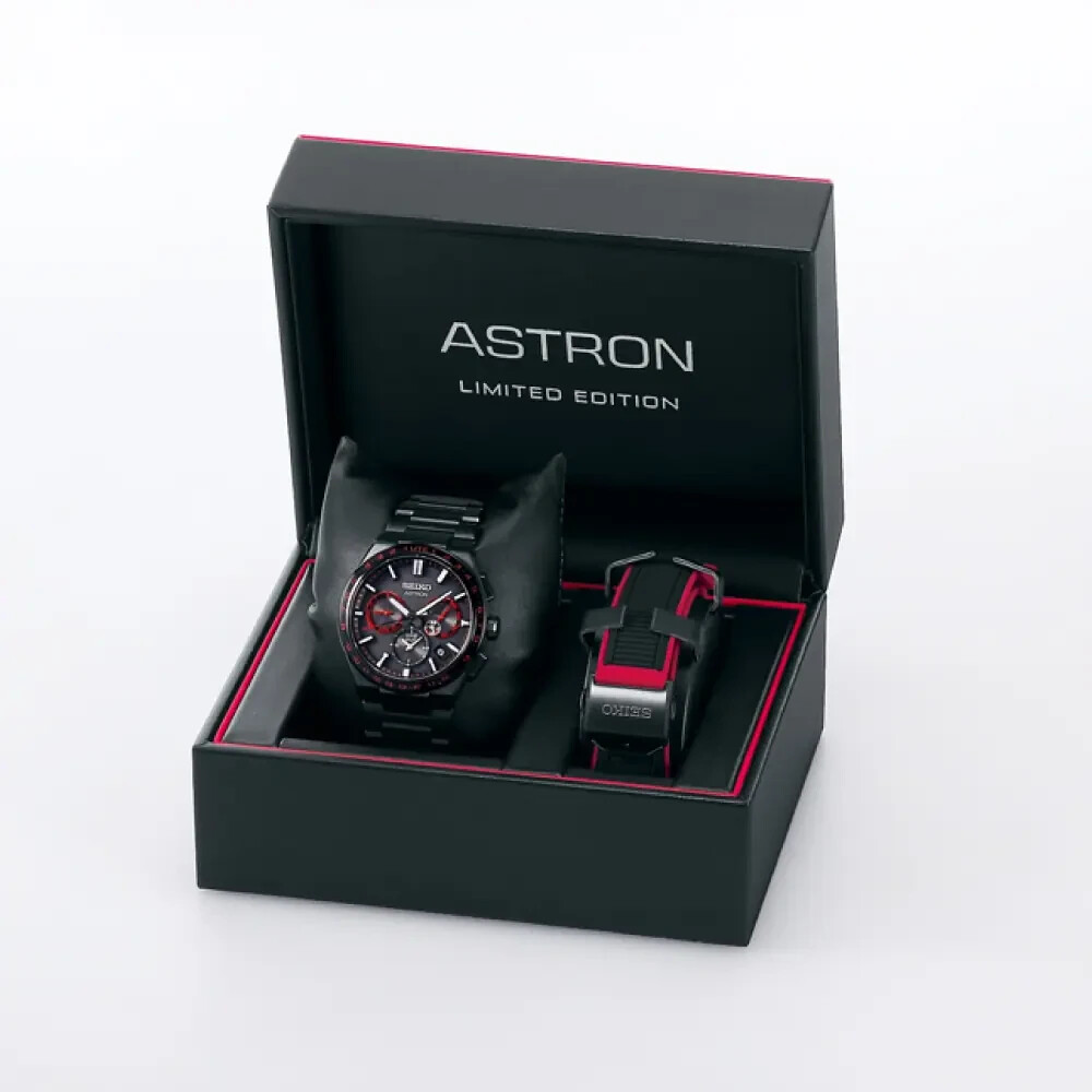 Pre-owned Seiko Thailand Astron Gps Solar 5x Dual-time 2023 Limited Edition Watch Ssh137j