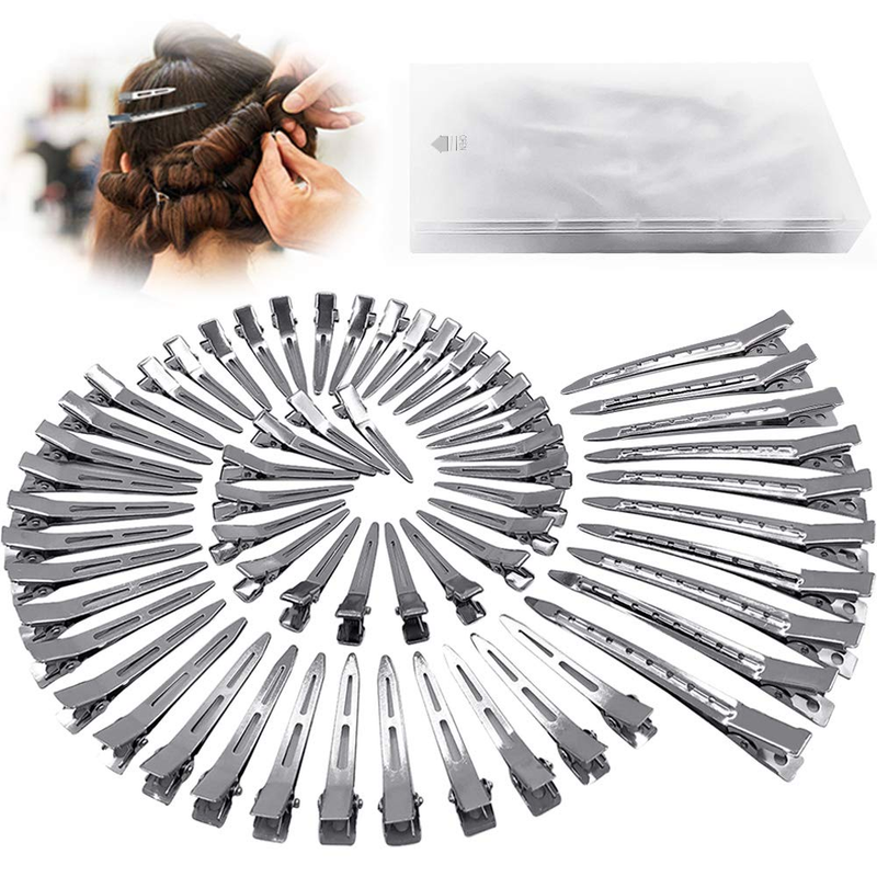 Duck Bill Hair Clips Women Metal Alligator Sectioning Salon Styling Curl Pin