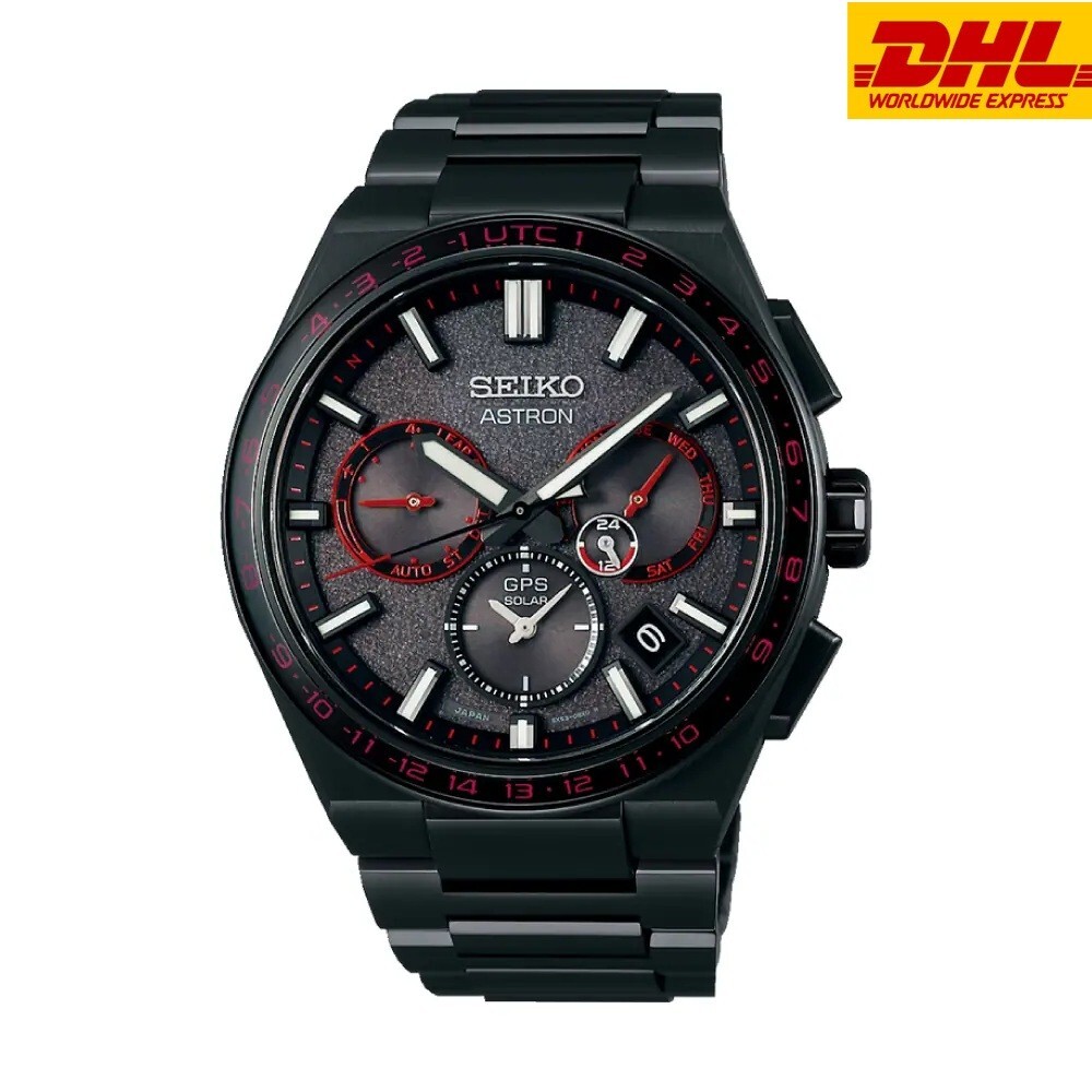 Pre-owned Seiko Thailand Astron Gps Solar 5x Dual-time 2023 Limited Edition Watch Ssh137j