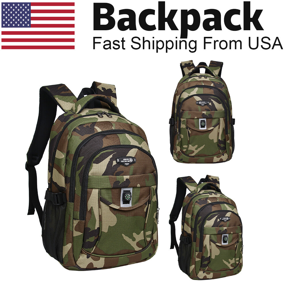 Rucksack Camping Laptop Hiking School Book Bag Girls