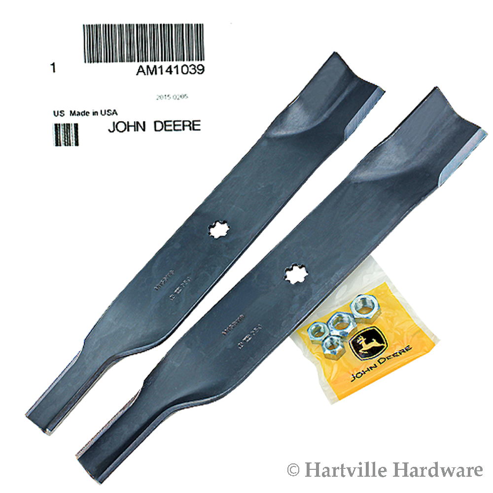 John Deere Original Equipment Mower Blade Kit AM141039 eBay