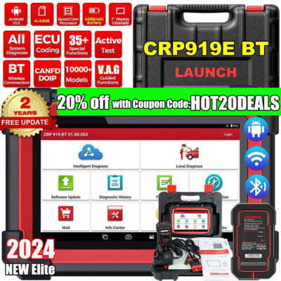 2024 LAUNCH X431 CRP919E BT PRO Bidirectional Car Diagnostic Scanner Coding.