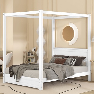 With Headboard And Support Legs