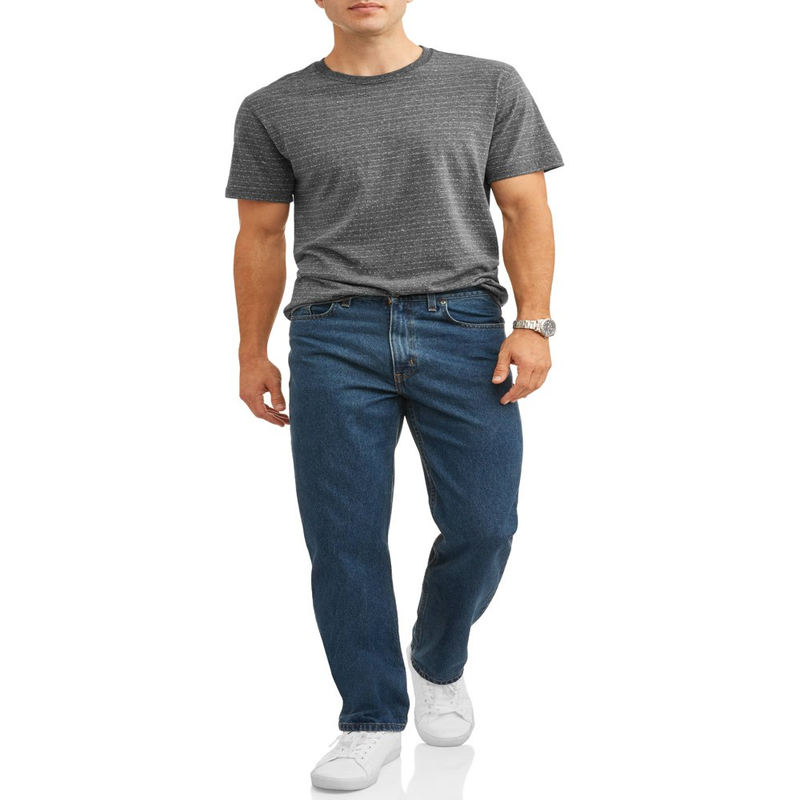 Mens Jeans Denim Classic Pants Big Size (30-54) Men's Relaxed Fit Jeans 