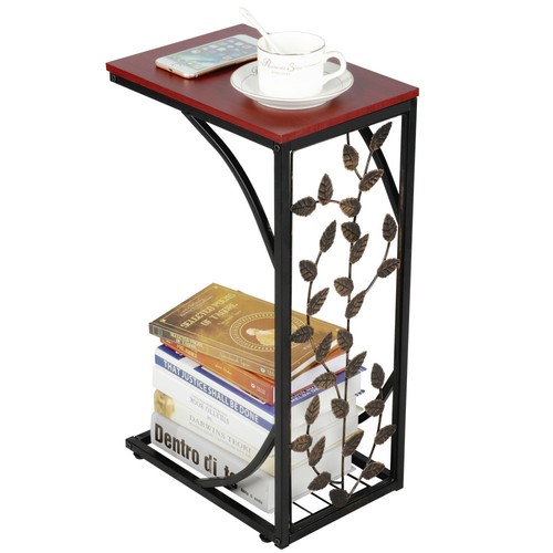 Couchtische Laptoptisch Betttisch Beistelltisch Kaffeetisch Seitentisch Weinrot