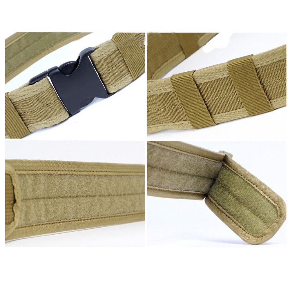 Tactical Combat Men Heavy Duty Belt Police Utility Belt Load Bearing with Buckle