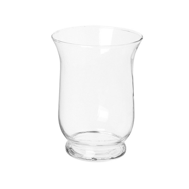 Photophore Verre Evase 10.9x15cm Transparent